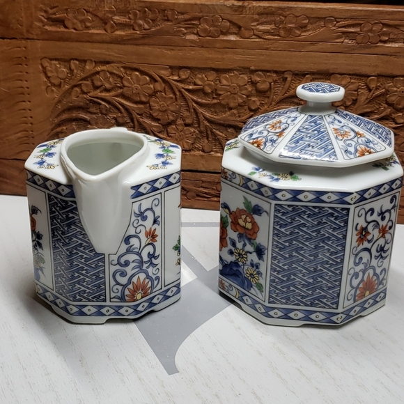 Fantasy Takahashi Creamer Sugar Dishes - Picture 5 of 8